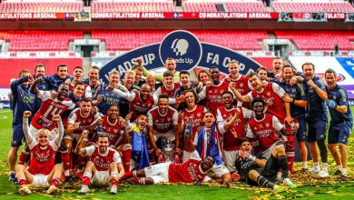 Photo of Arsenal makes it 14th time as FA champions as Auba 14 shines.