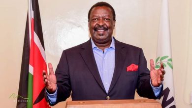 Photo of Musalia Mudavadi endorsed by the NGC as the party’s presidential candidate at Amani House.