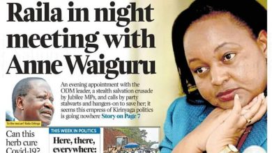 Photo of THE DAILY NATION SMOKES RAILA OUT.