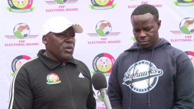 Photo of Give Mwendwa another term FkF coach instructor and former Rivatex captain. Mr Mutahi says