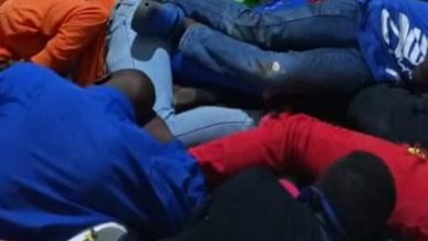 Photo of 38 teenagers arrested having chang’aa and group sex in Kisii.