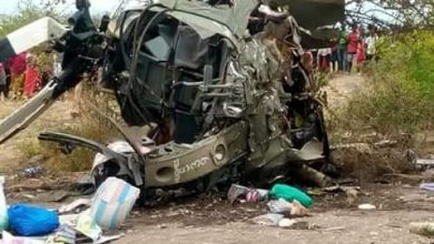 Photo of A military chopper crashes in Masinga.