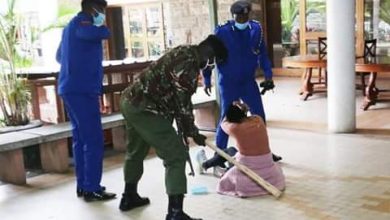 Photo of Uproar as police are caught on camera beating up a Nairobi County Mca at City hall