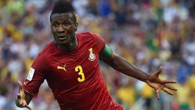 Photo of Ghanian soccer star Asamoah Gyan to play for Wadi Degla club of Egypt.