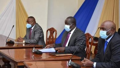 Photo of Matiangi, Kinoti & Mutiambai grilled by Senate.