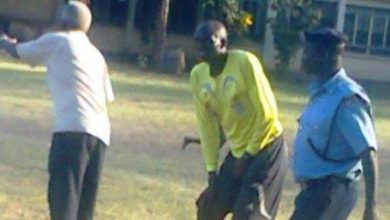 Photo of INJURED KPL REFEREE Mr Wekesa SUPPORTS MWENDWA PRESIDENCY