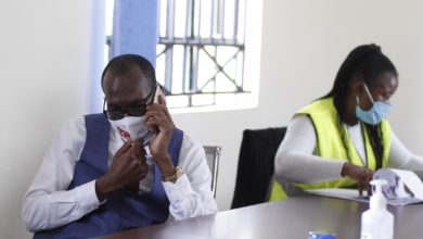 Photo of Blow to Nyamweya as his lawyer(Wakili Otieno) in a case seeking to stop elections presents his nomination papers for FKF Nairobi East branch