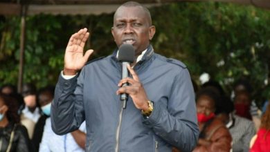 Photo of Oscar Sudi leads peaceful demonstration in Eldoret town.
