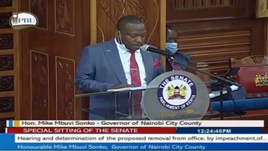 Photo of My impeachment is driven by greed and lust for corruption money by MCA’S Sonko tells the senate.