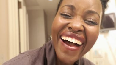 Photo of Lupita Nyong’o laughs at Tourism minister Najib Balala