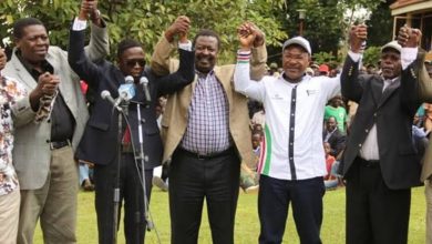 Photo of ”If you want to talk to Luhya nation talk through Hon Musalia Mudavadi” Musikari Kombo.