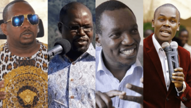 Photo of Mike Sonko, Simba Arati, Silvanos Osore, and Yohanna Ng’eno named as The  ”Bad boys ”of Kenyan politics by Ncic.