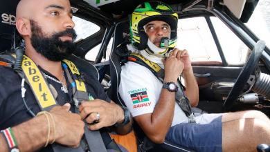 Photo of Rai rolls seven times as he bows out of Safari rally.  see video below