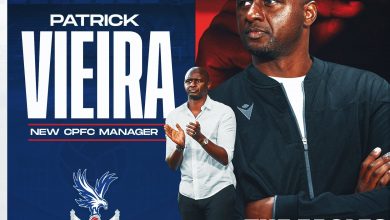 Photo of Its Arsenal Legend Patrick Vieira for Crystal palace job.