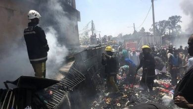 Photo of Fire razes down Gikomba market again.