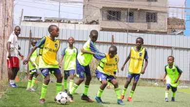 Photo of Michael May football academy takes root in Nairobi.
