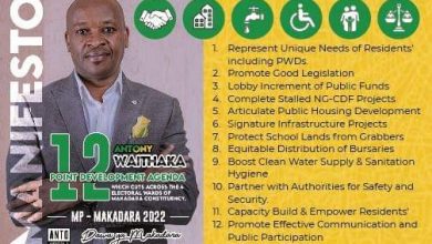 Photo of Antony Waithaka unveils a 12 point agenda fo Makadara as his popularity takes an upward trajectory.
