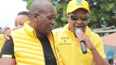 Photo of Nairobi county speaker Ben Mutura drums up support for UDA and Makadara MP aspirant Antony Waithaka.