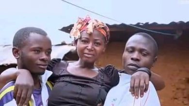 Photo of Kenyan woman married to two men complains of too much love.