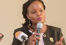 Photo of Womens rights advisor to the president Hon Harriet Chiggai calls on women to proactively engage in ensuring the two thirds gender rule is actualized. ﻿